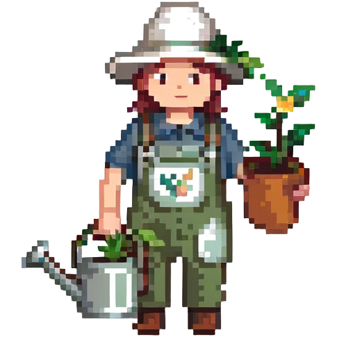black gardener emoji
