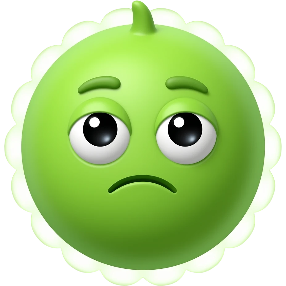 Green pea thinking putty crazy aarons emoji