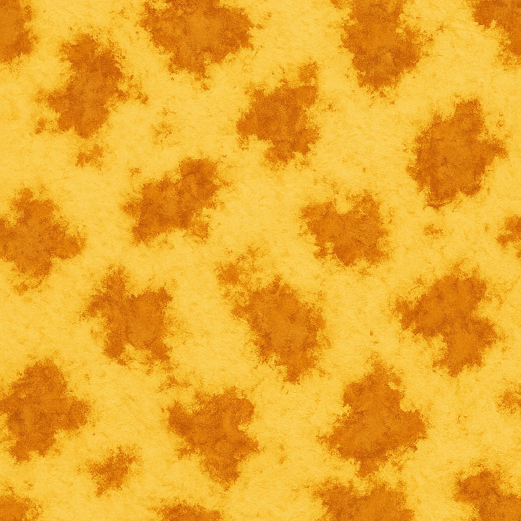 seamless yellow rust stain texture, painterly, organic, patchy, no background, not vector, not icon, texture for overlay use emoji