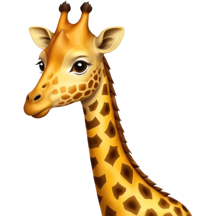 High resolution giraffe  emoji
