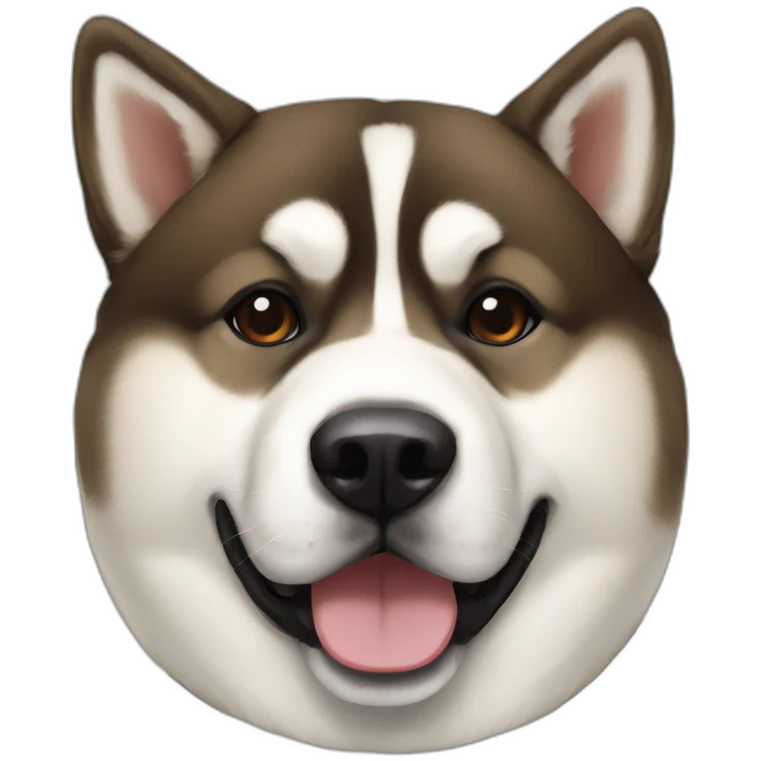 American akita inu with Sheppard emoji