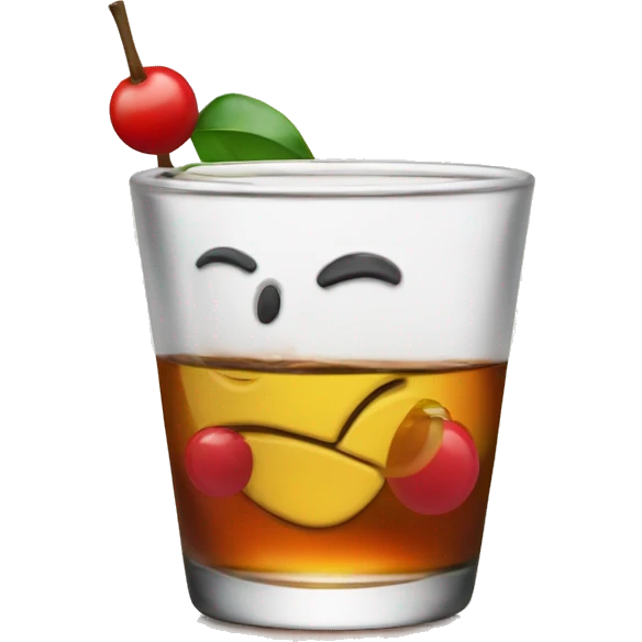 Shot of Bacardi emoji