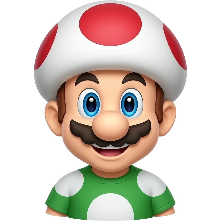 Toad from super Mario emoji