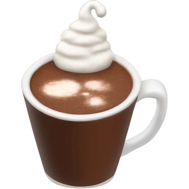 Hot chocolate at Christmas time emoji