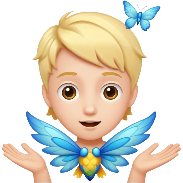 kid plays flutter emoji