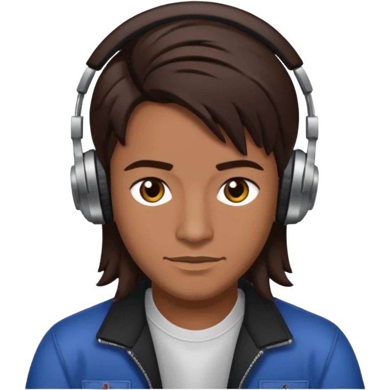 DJ Quick with dark brown hair emoji