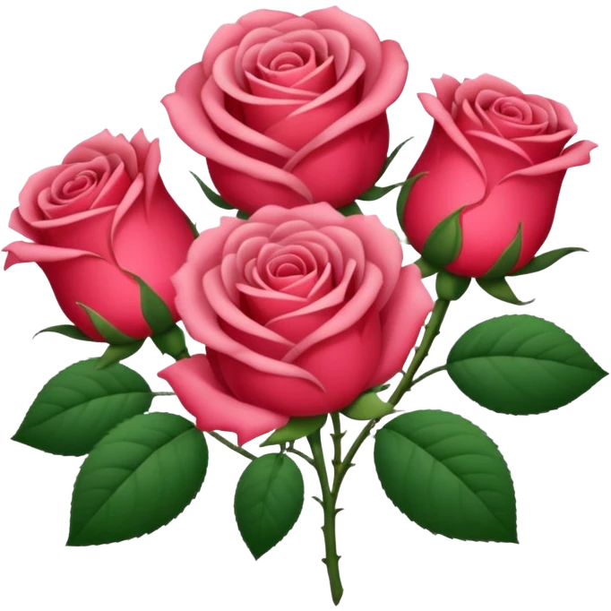 Ramo de rosas rosa emoji