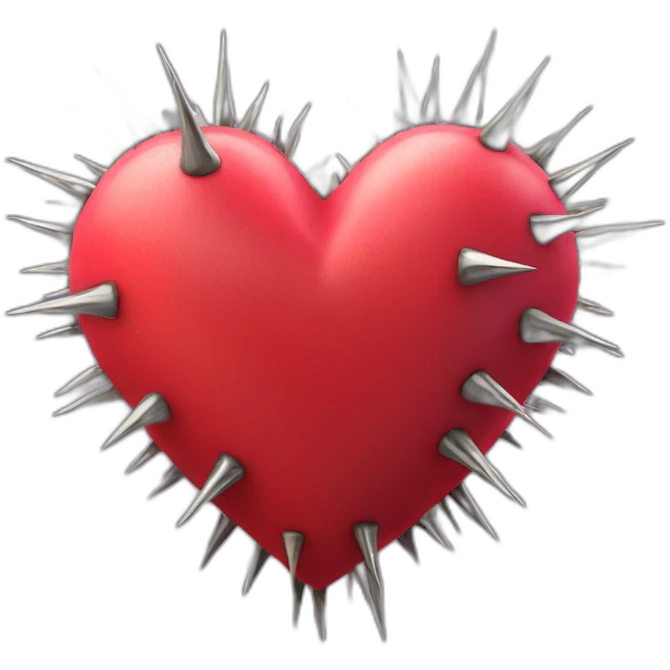 heart with spikes emoji