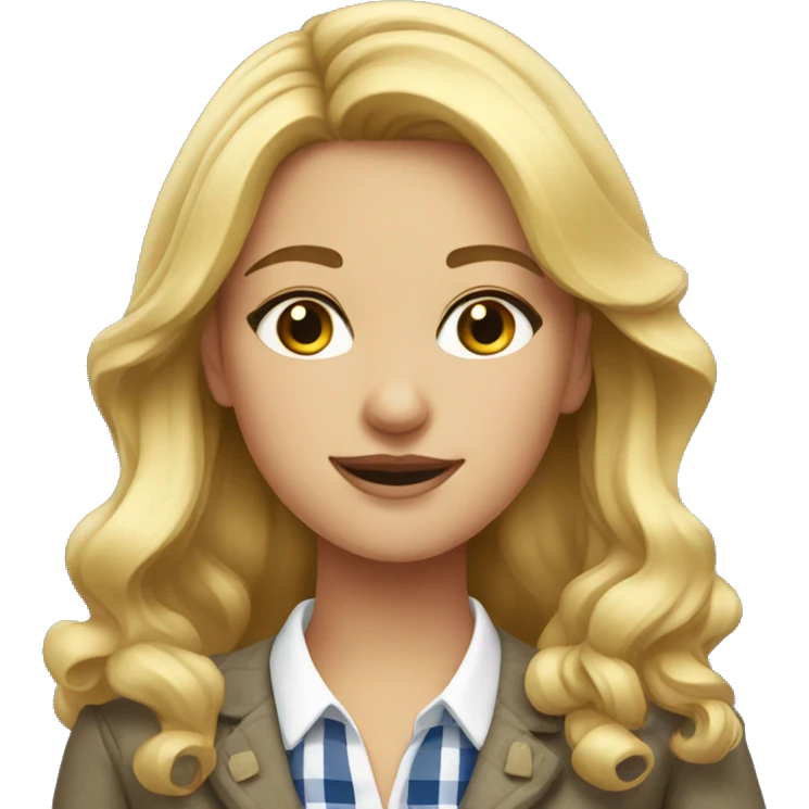 Preppy girl emoji