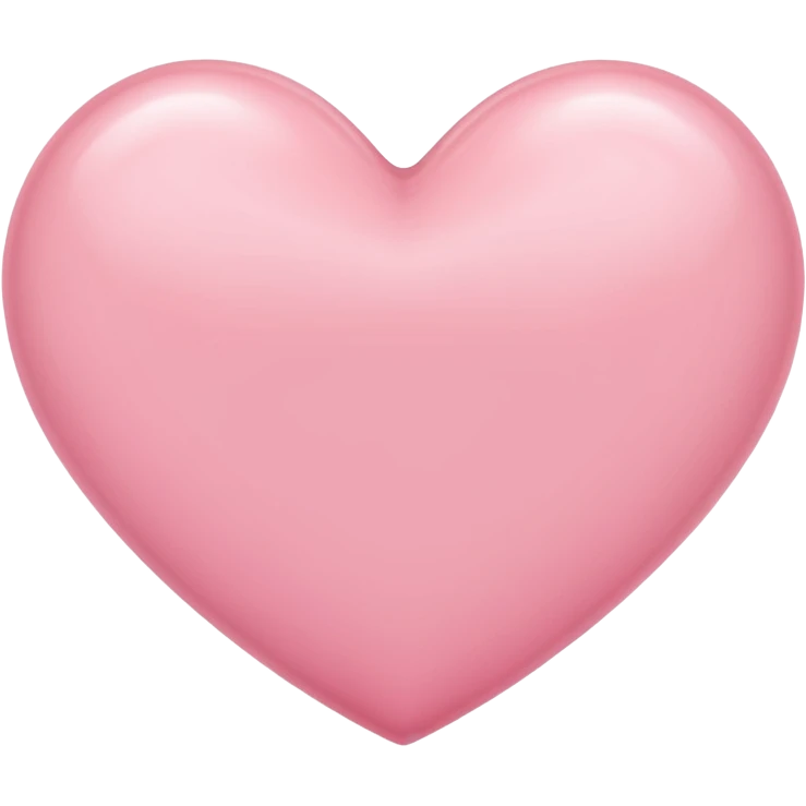 Light pink heart emoji