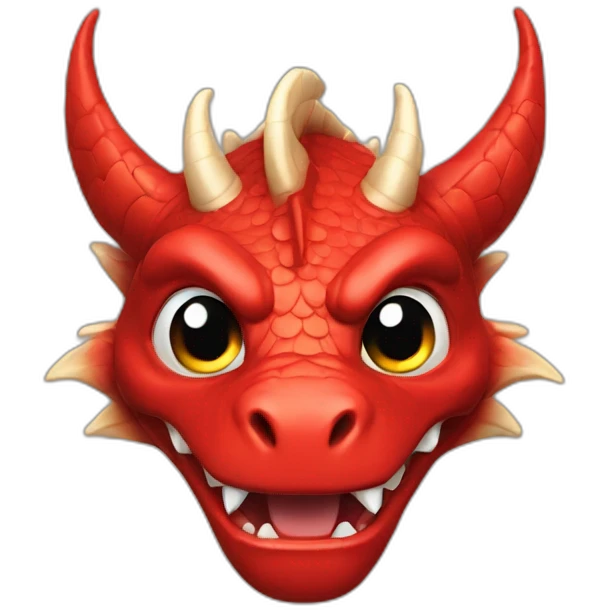Red dragon emoji