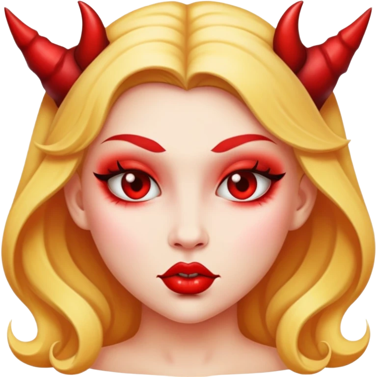 Devil princess kiss emoji