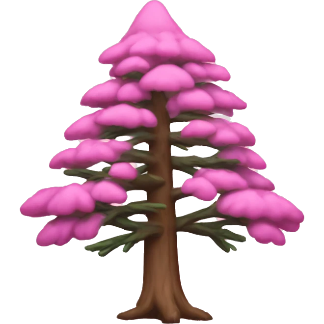 Pink pine emoji