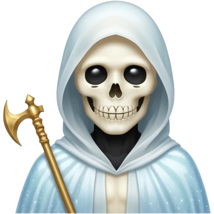 glitter white reaper emoji