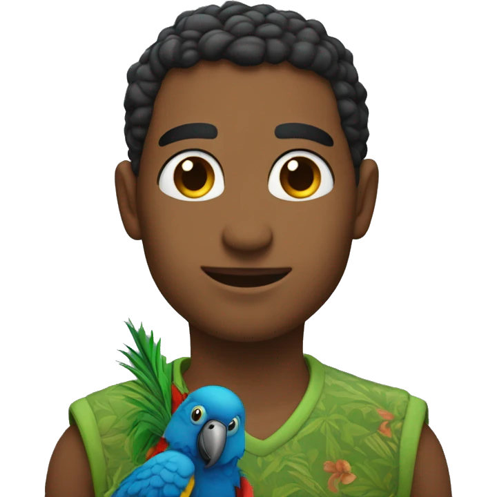 I’m with parrot karella  emoji