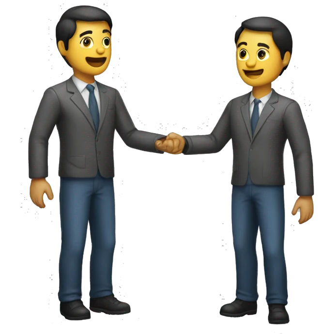 Dos personas discutiendo  emoji