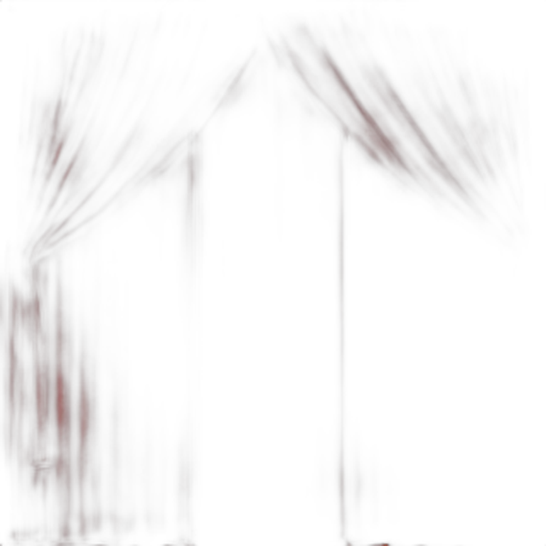completly red curtains emoji