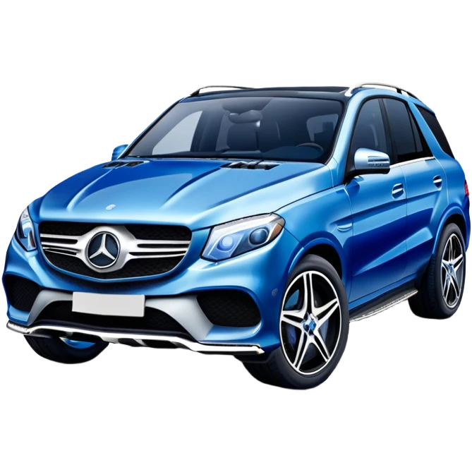 Mercedes GLE blue emoji