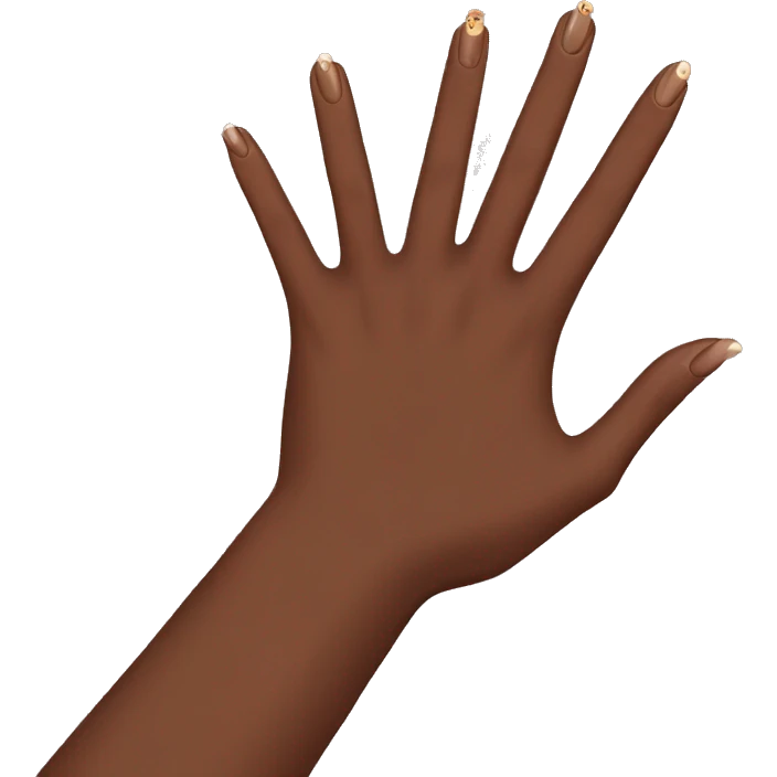 brown Manicure emoji