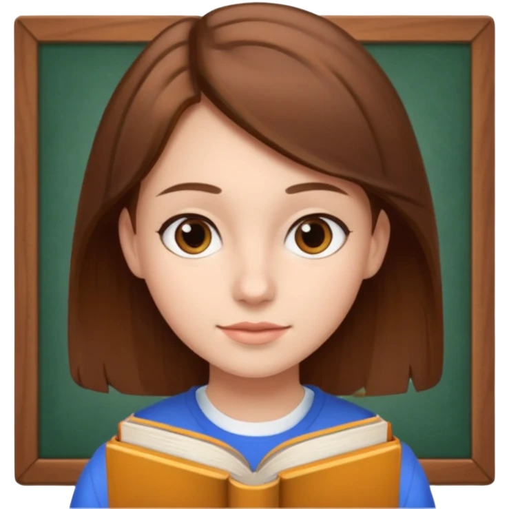 estudiante con libros  emoji