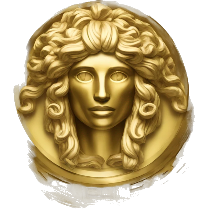 Versace golden logo emoji