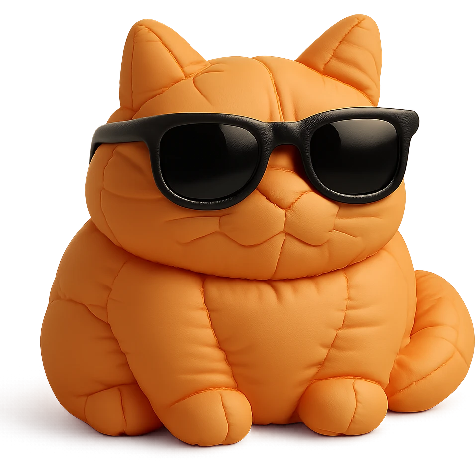Cat wearing sunglasses emoji