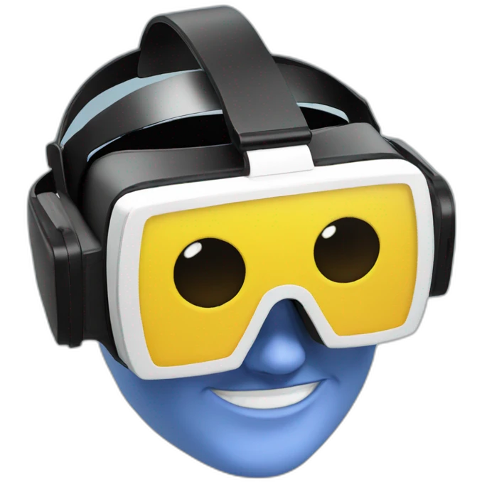 vr headset christmas decoration emoji