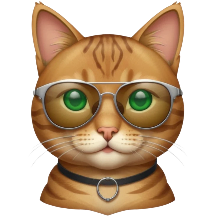Cat wearing sunglasses emoji