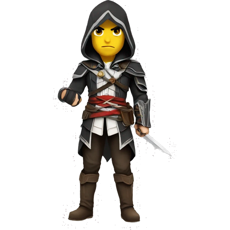 assassin creed no mustache emoji