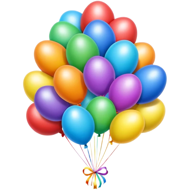 easter rainbow bouncy balloons poopmoji  emoji