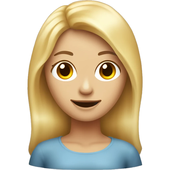 Een 19 jarige vrouw met middel lang blond haar met wijngas emoji