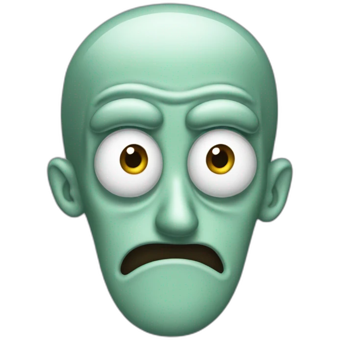 handsome squidward emoji