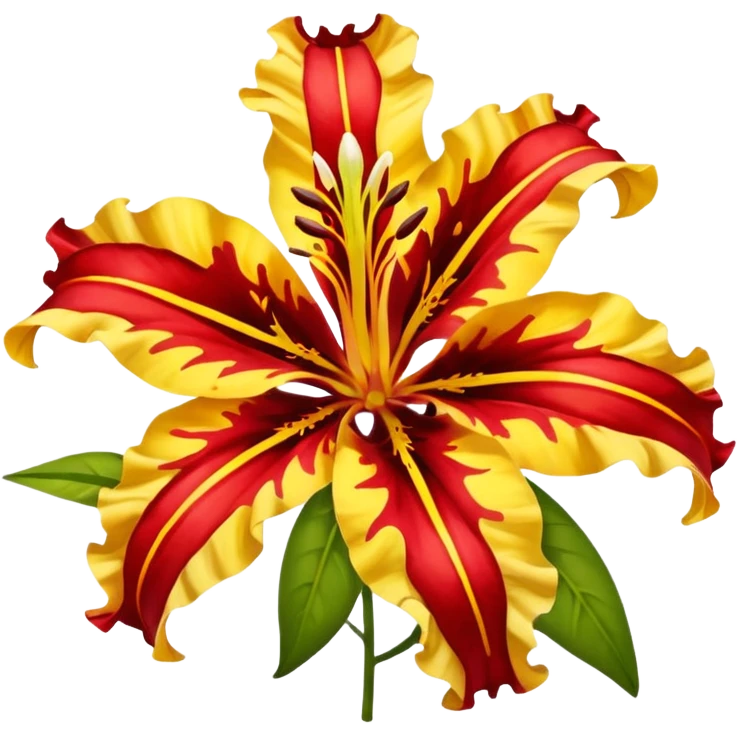 Gloriosa lily emoji