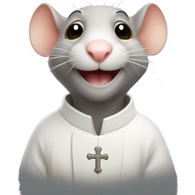 priest rat smilling  emoji