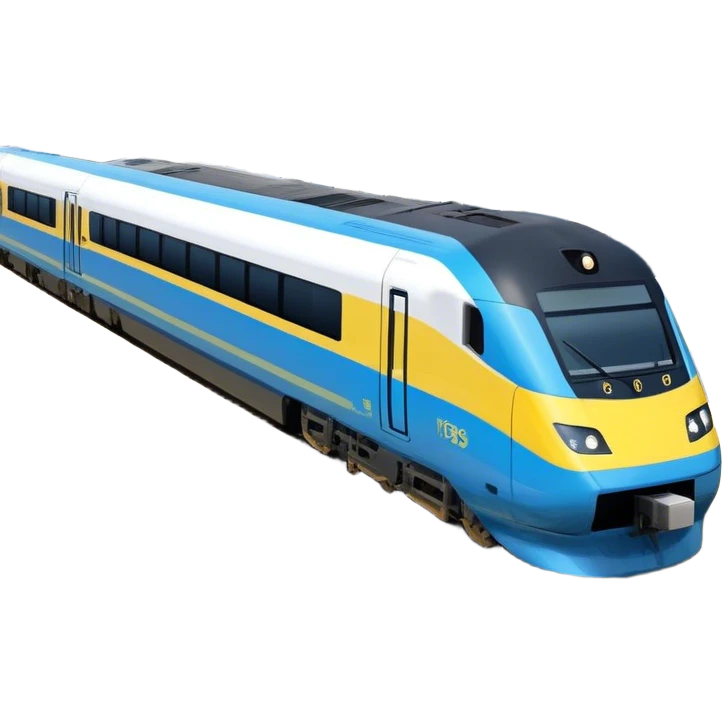 Passenger Train - New Intercity Fleet (Mariyung) (Model Year: 2023) (Iconic Colour: Blue and yellow) emoji