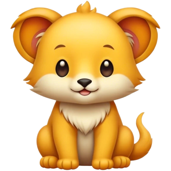 Handsome, gorgeous, beautiful, cute, adorable, animal-creature, full body emoji