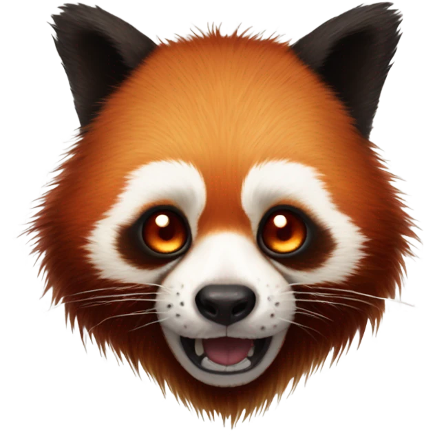 Zombie red panda emoji