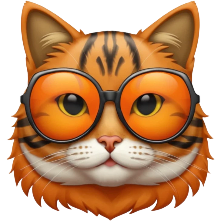 Cat wearing sunglasses emoji