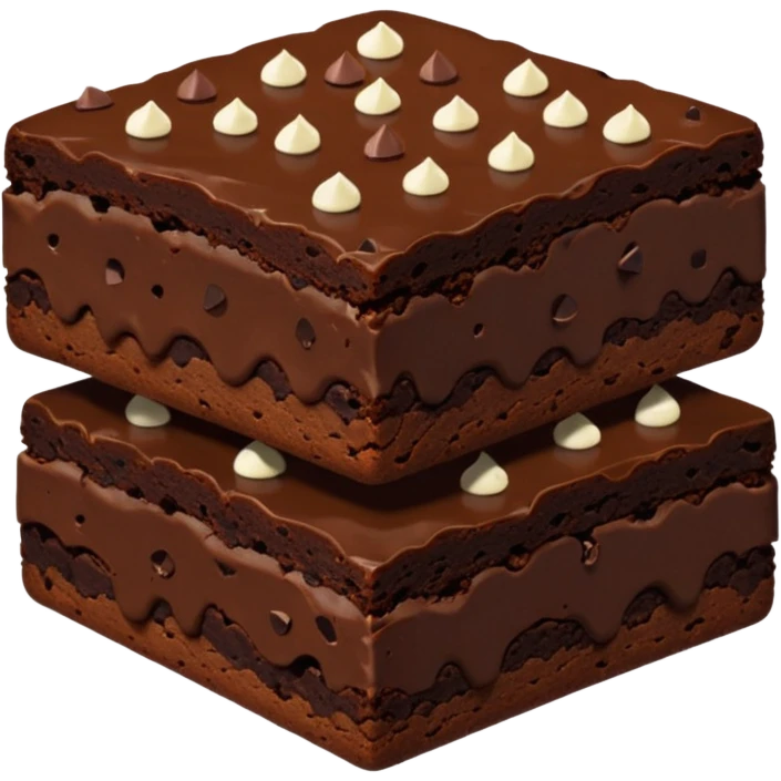 Triple Chocolate Brownie emoji