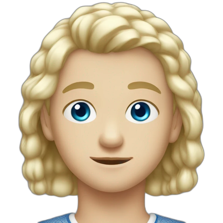 slavic blonde boy blue eyes emoji