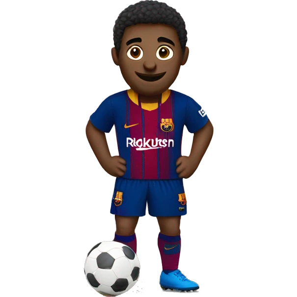 Barça soccer emoji