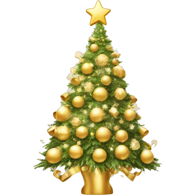 champagne christmas tree  emoji