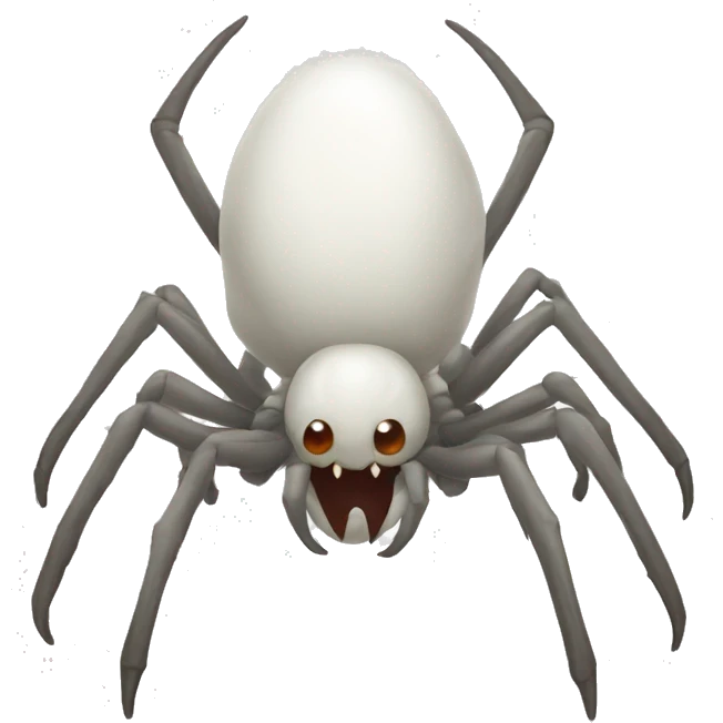 white phase spider monster front view emoji
