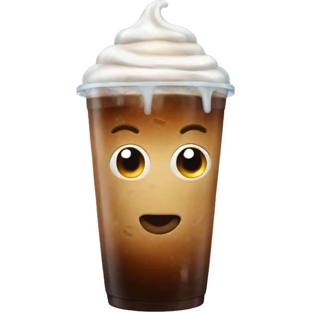 Iced coffe emoji