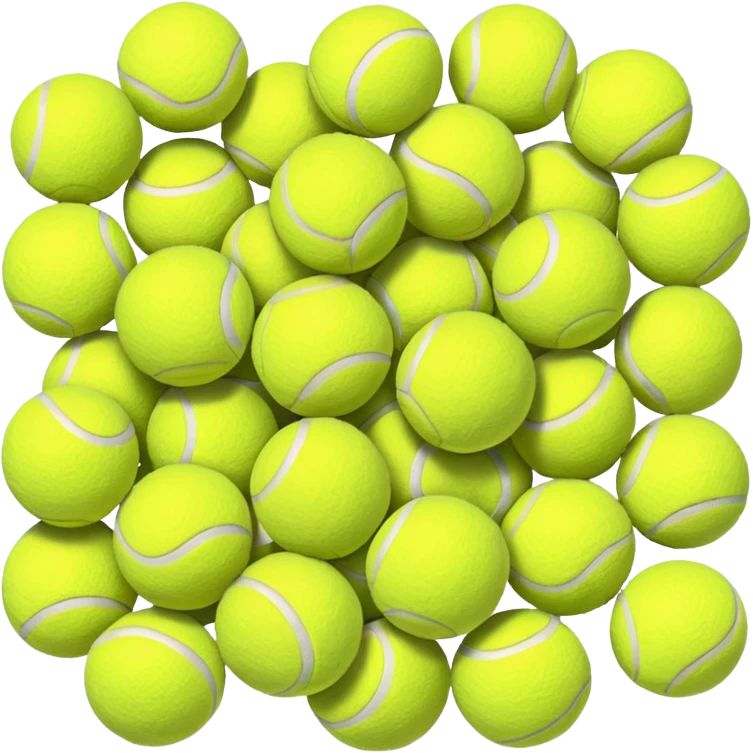 colorful tennis balls emoji
