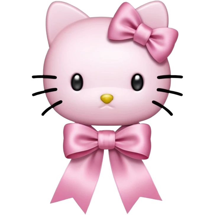 HelloKitty ribbon emoji