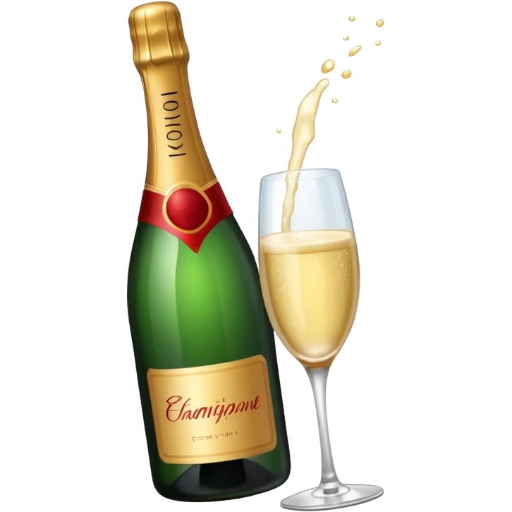 botle champgne RED emoji