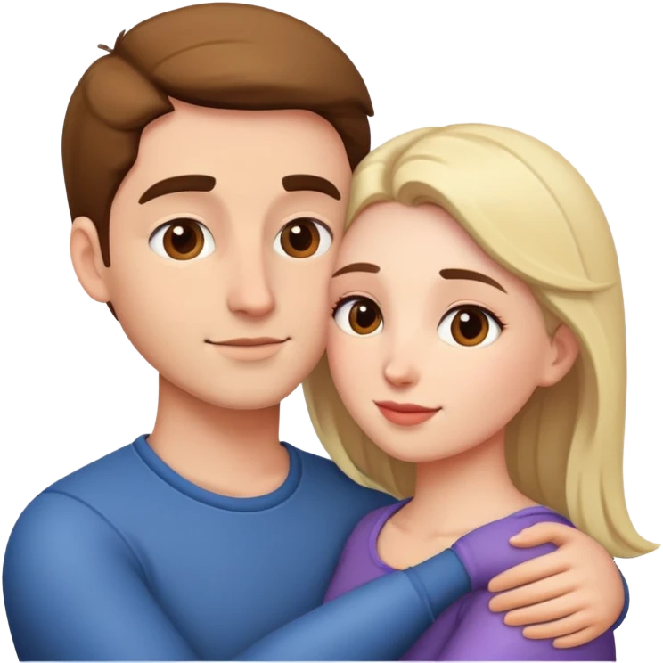 A couple in an act of pure love emoji