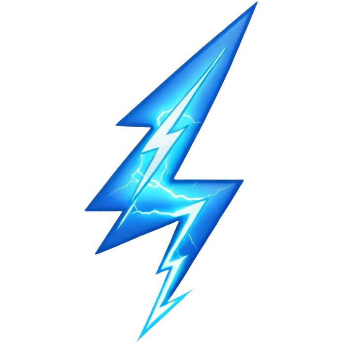 Can u generate a blue verification mark with lightning aura around it? emoji