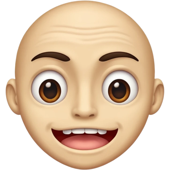 Human with an Giant mouth emoji